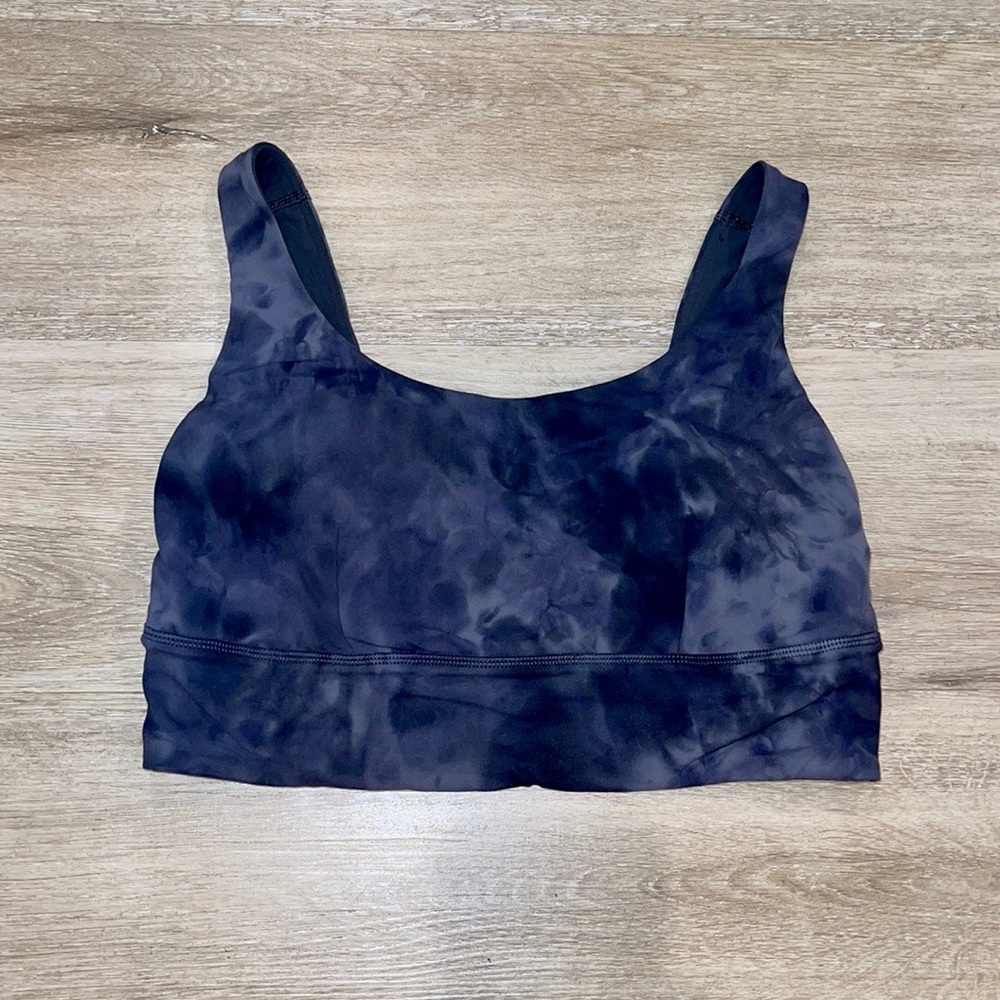 Lululemon Align Bra C/D Cup Diamond Dye Pitch Grey Graphite Grey Size 10